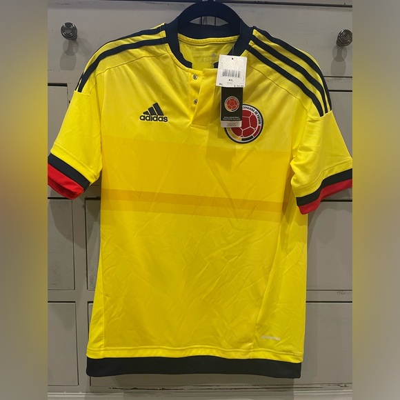 Adidas Kids XL Colombia Futbol (Soccer) Jersey NWT